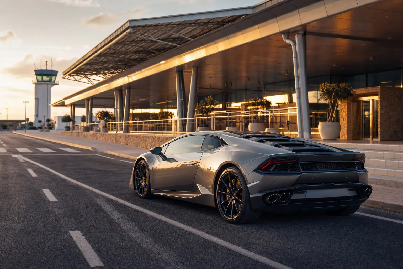 Consegna supercar all'Aeroporto di Alghero Fertilia