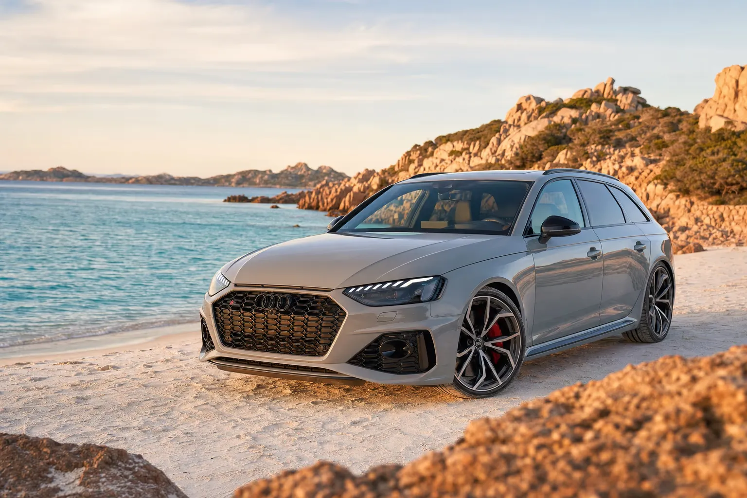 Noleggio Audi RS4 Avant in Sardegna – LSM Car Luxury