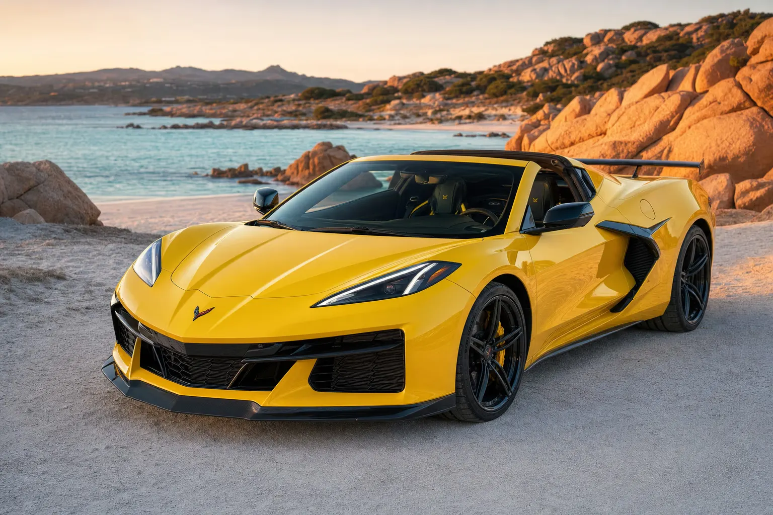 Noleggio Chevrolet Corvette Z06 in Sardegna – LSM Car Luxury
