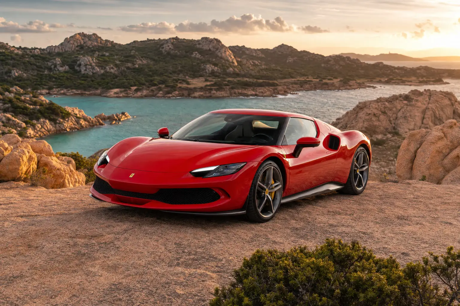Ferrari a Costa Smeralda — noleggio LSM Car Luxury
