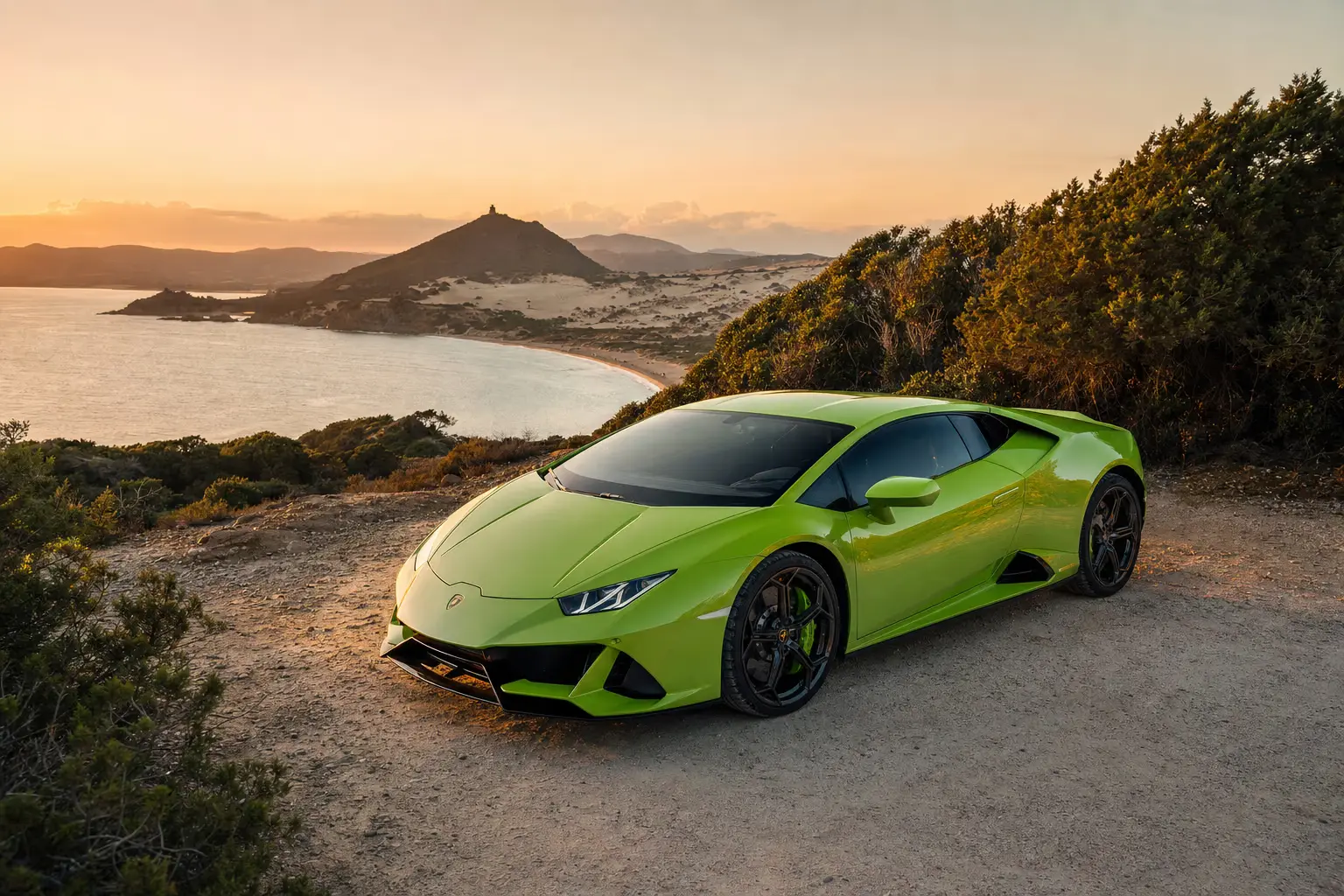 Lamborghini a Chia — noleggio LSM Car Luxury