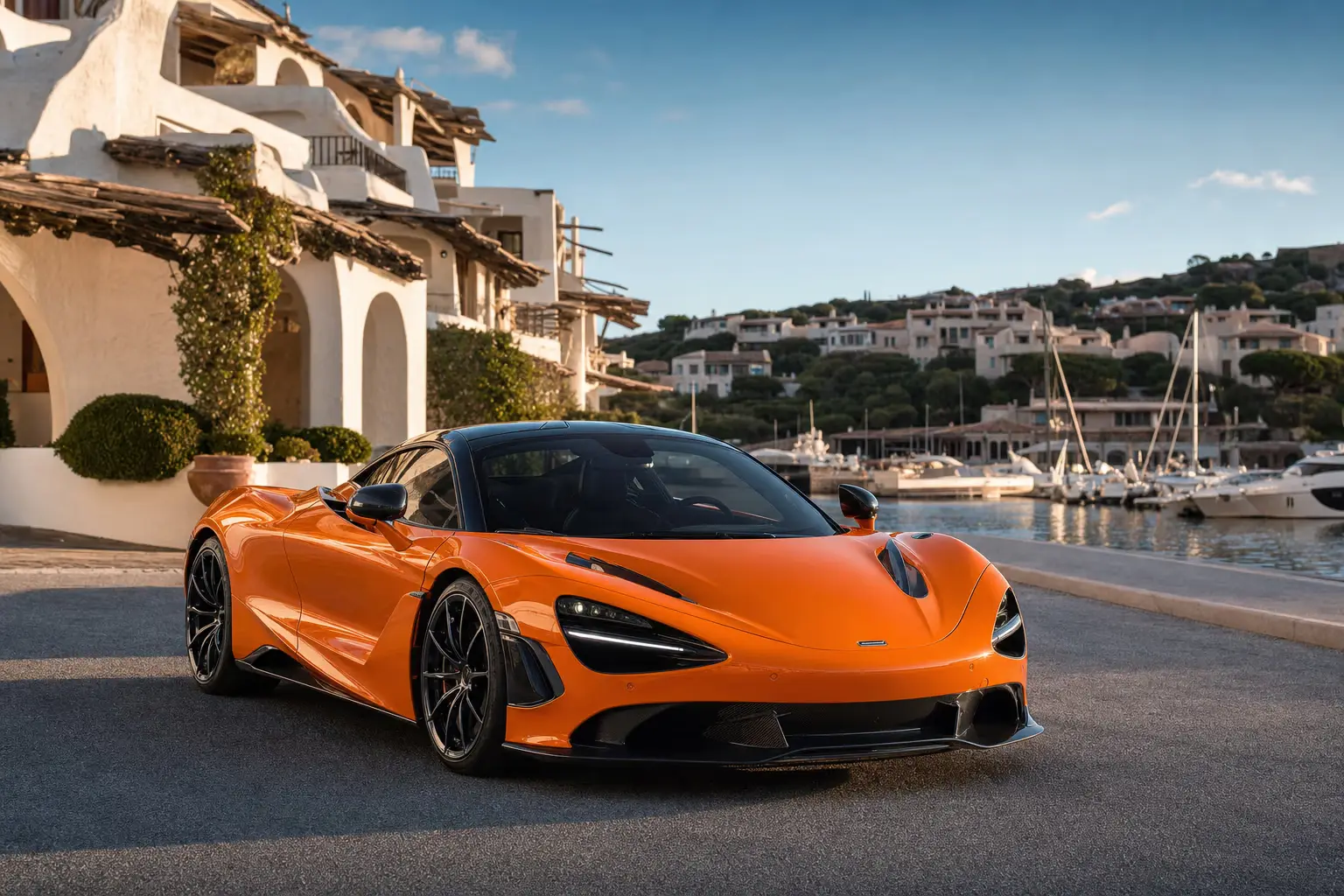 McLaren a Porto Cervo — noleggio LSM Car Luxury