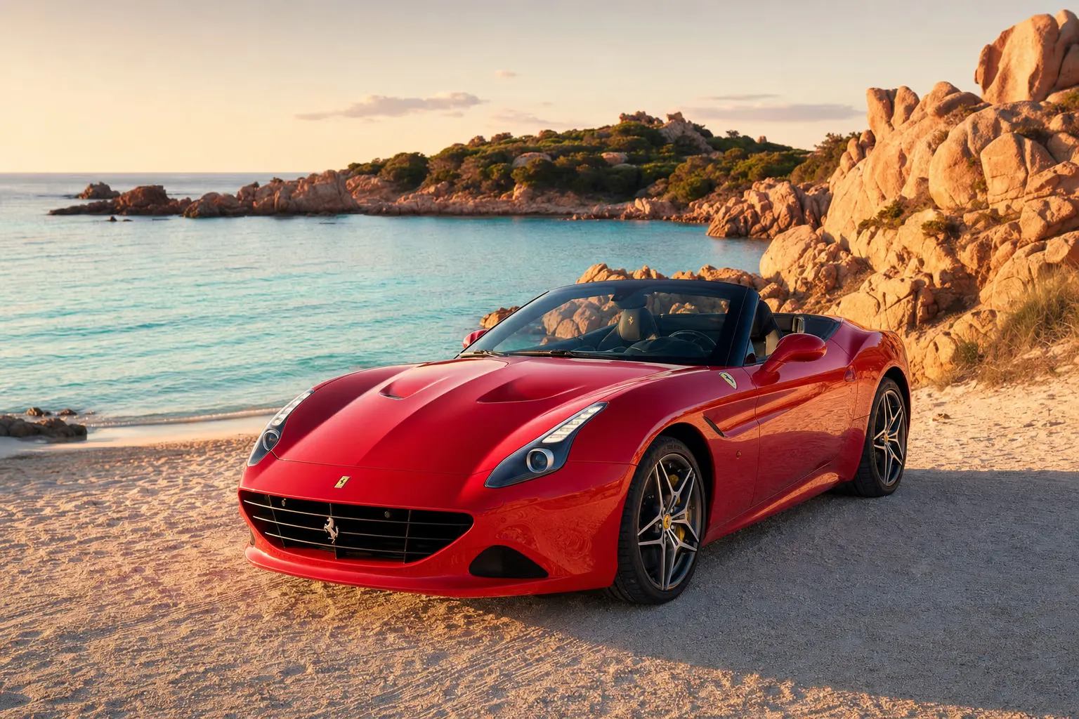 Noleggio Ferrari California T in Sardegna – LSM Car Luxury