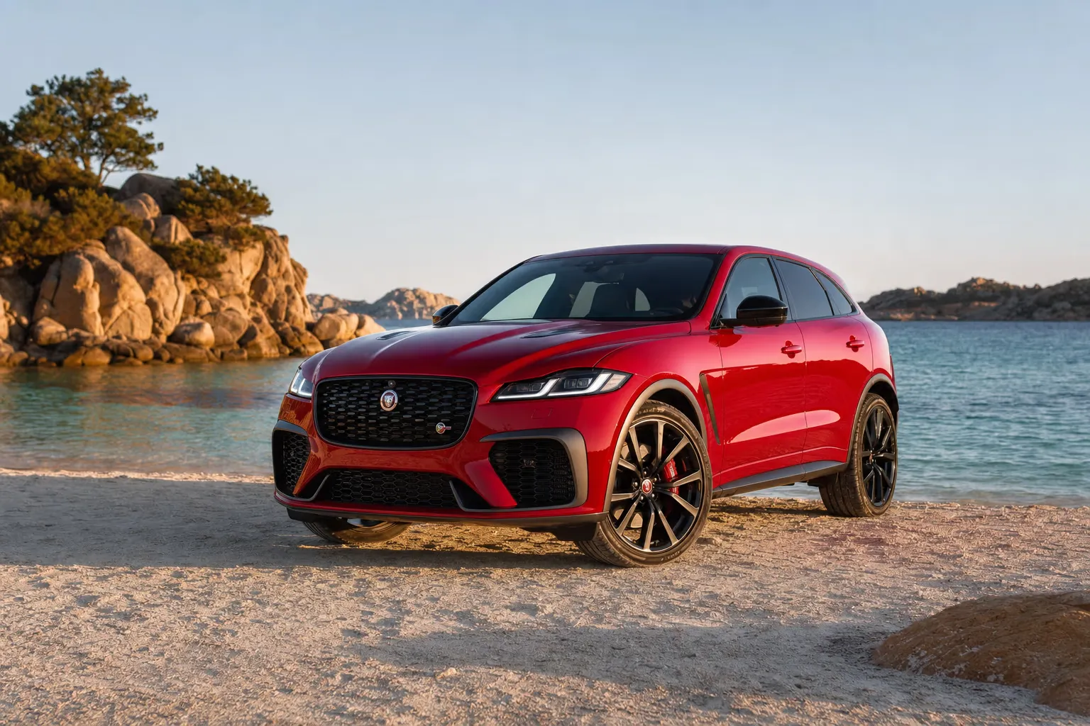 Noleggio Jaguar F-Pace SVR in Sardegna – LSM Car Luxury