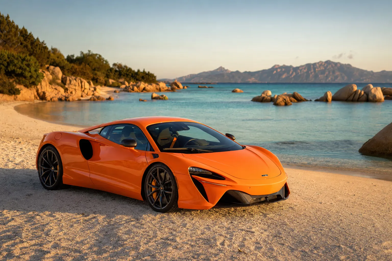Noleggio McLaren Artura in Sardegna – LSM Car Luxury