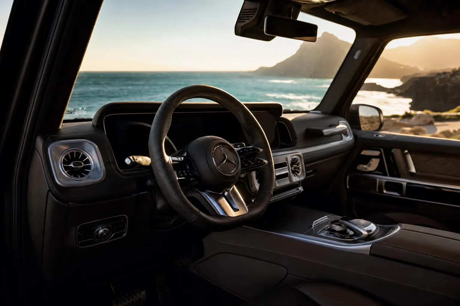 Interni di Mercedes-AMG G 63 – noleggio in Sardegna