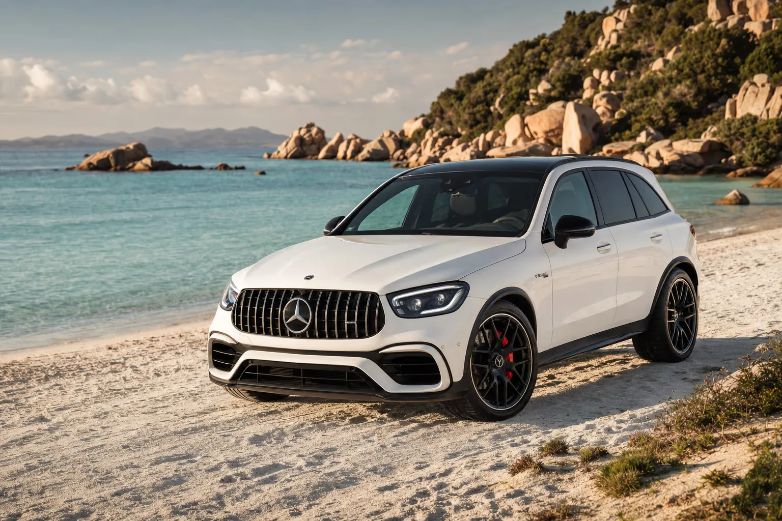 Noleggio Mercedes-AMG GLC 63 in Sardegna – LSM Car Luxury