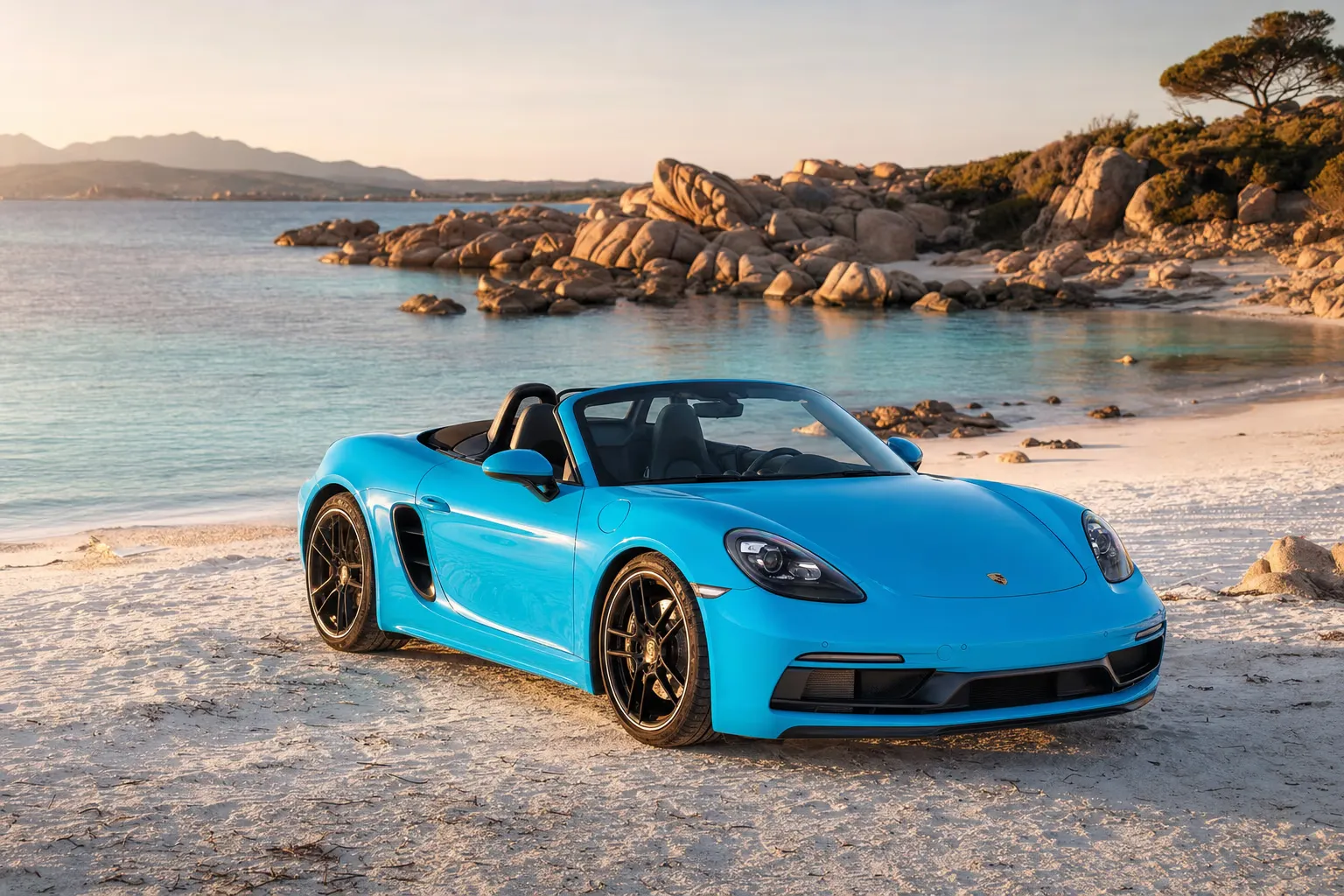 Noleggio Porsche 718 Boxster in Sardegna – LSM Car Luxury
