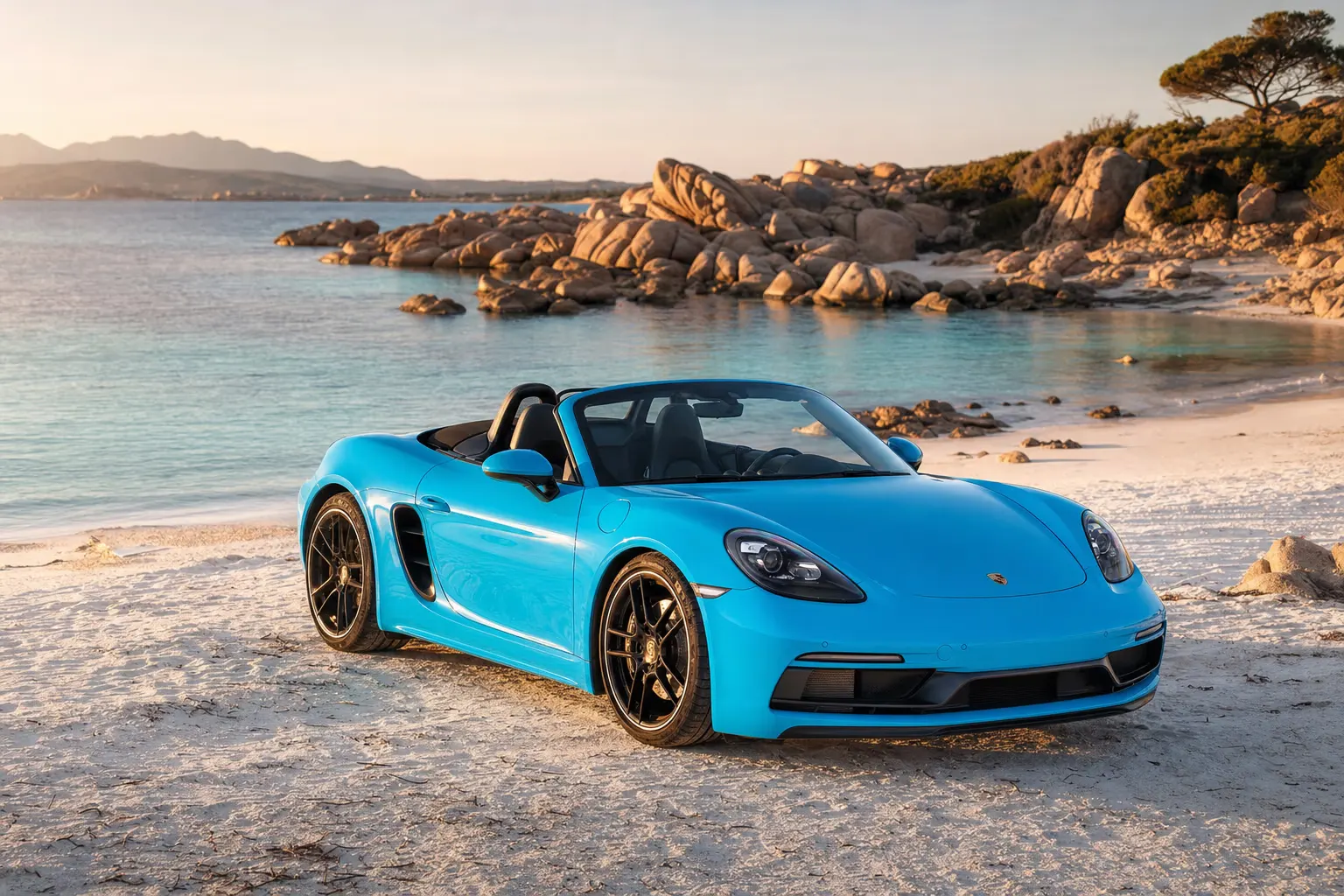 Noleggio Porsche 718 Boxster in Sardegna – LSM Car Luxury