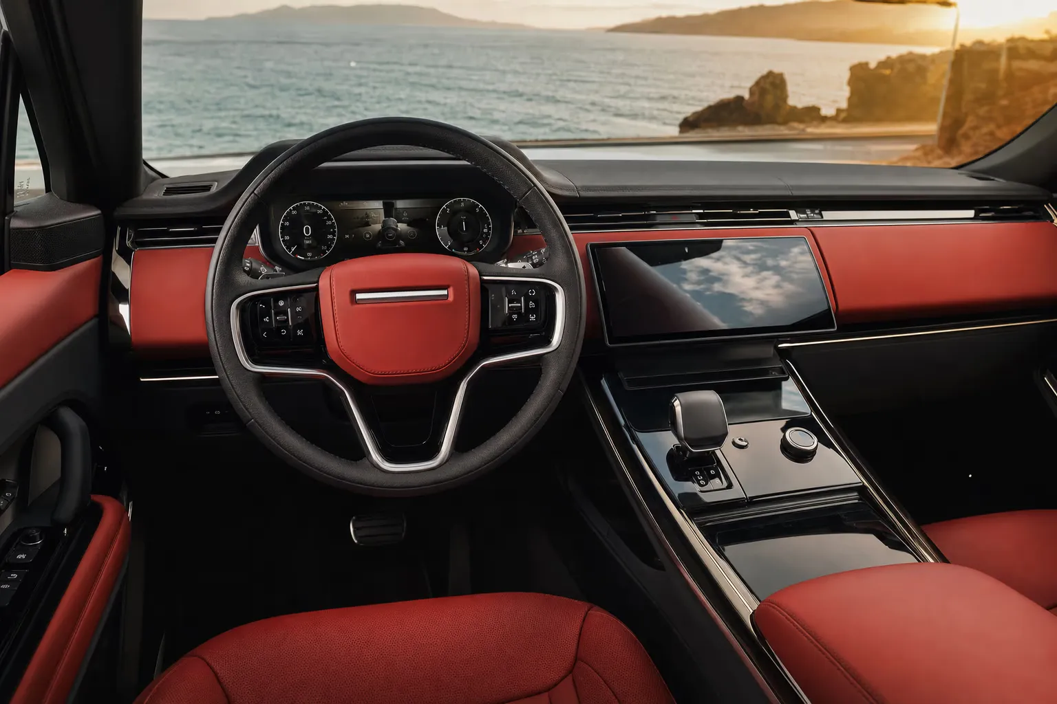 Interni di Range Rover Range Rover Sport – noleggio in Sardegna