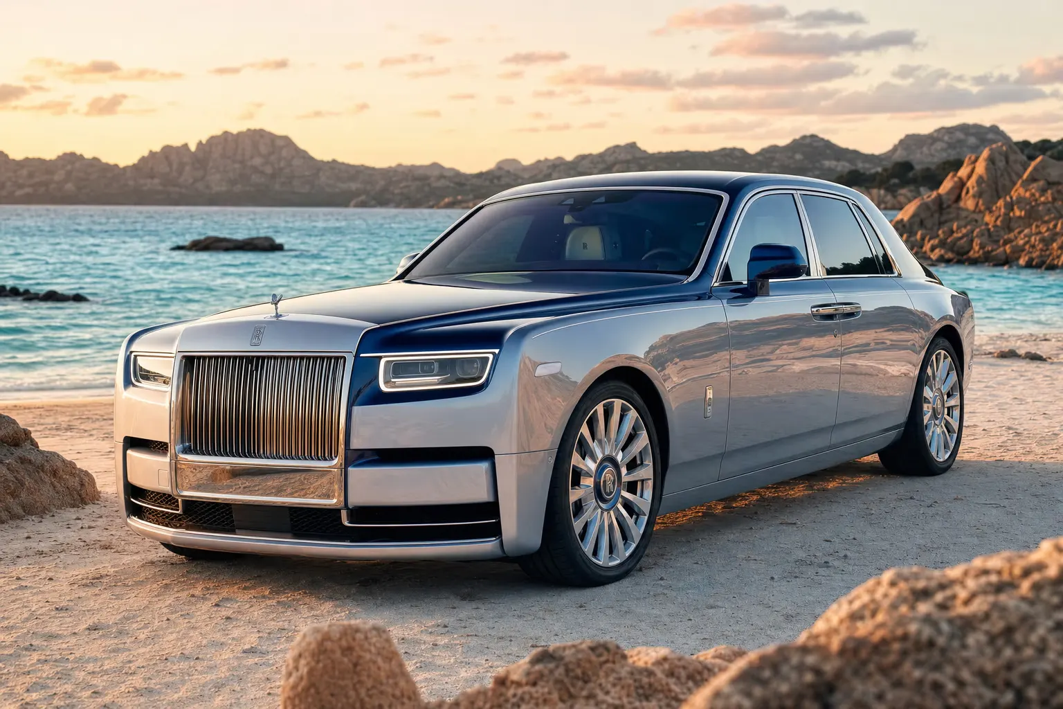 Noleggio Rolls-Royce Phantom in Sardegna – LSM Car Luxury