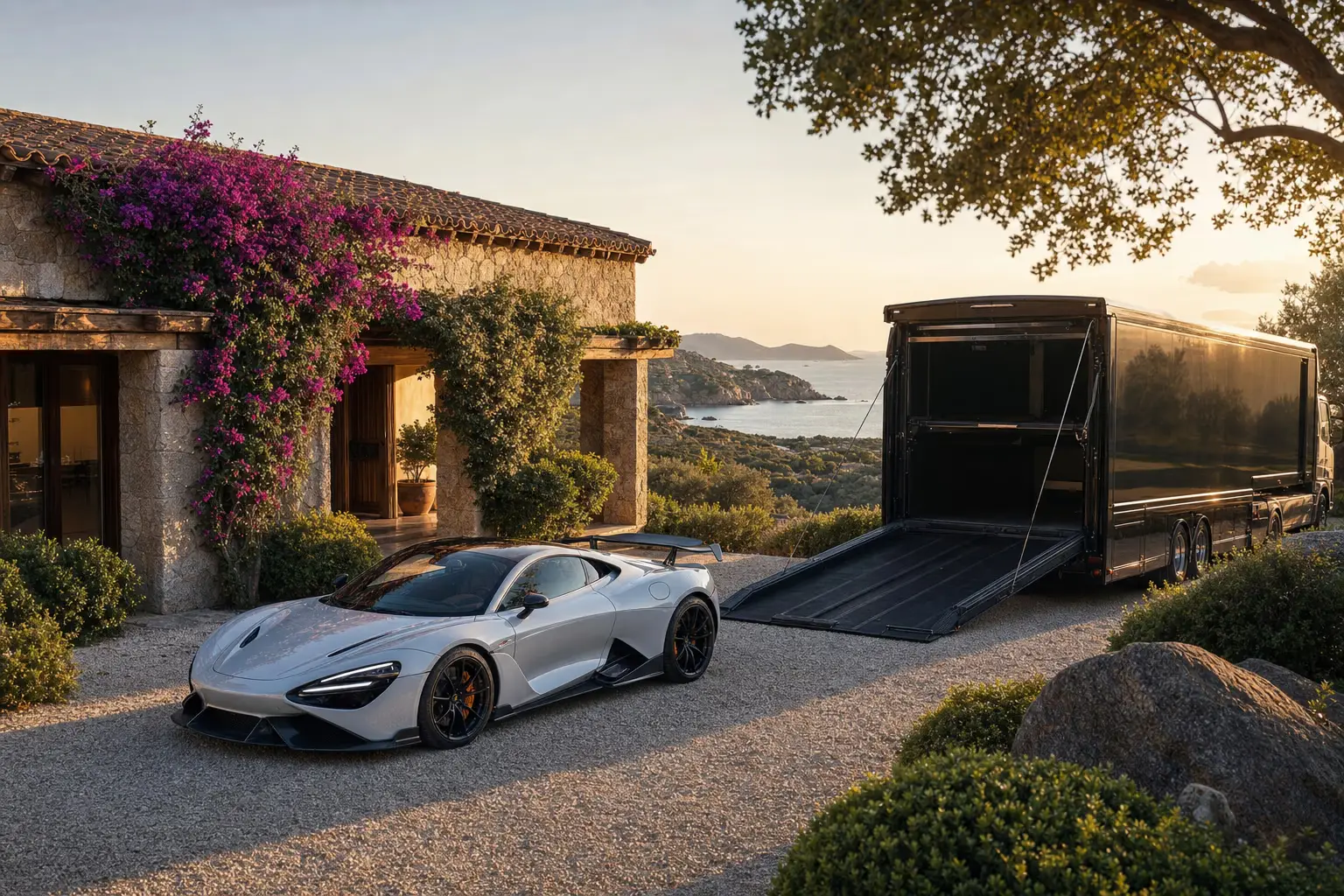 Consegna a hotel, ville e yacht
